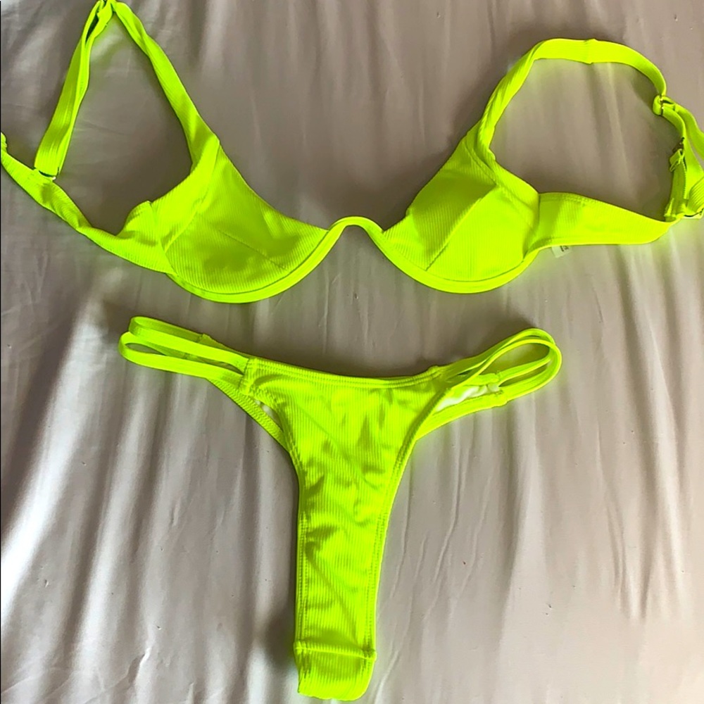 Green swim suit from zaful